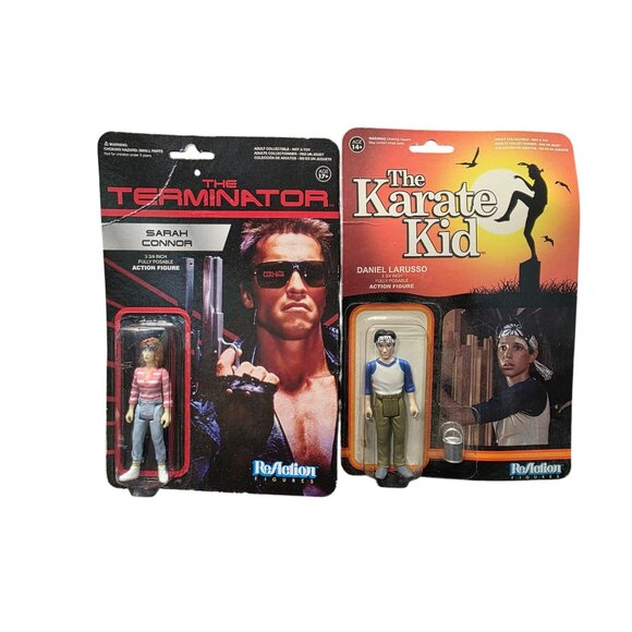 Funko Terminator & Daniel Larusso ReAction Action Figure New - Picture 2 of 9